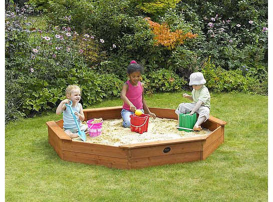 Giant Octagonal Wooden Sand Pit