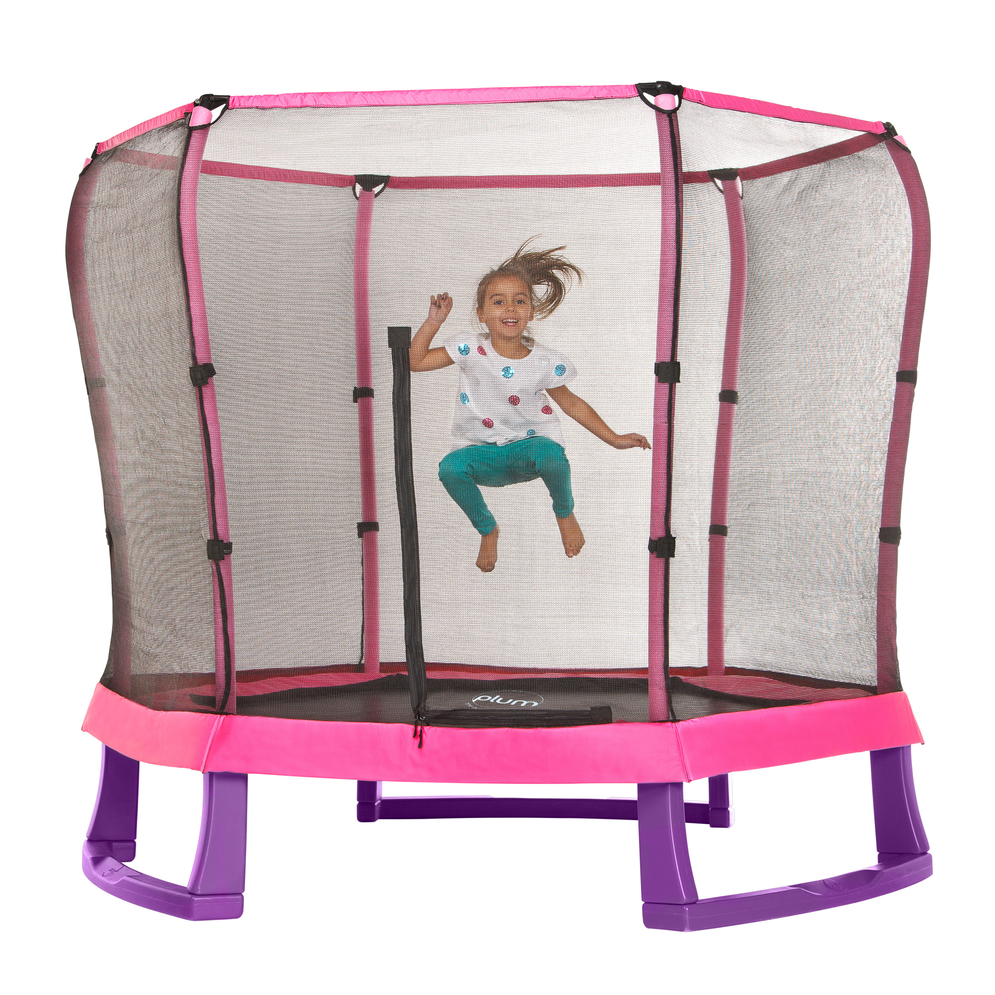 Junior Jumper Pink & Purple Trampoline &