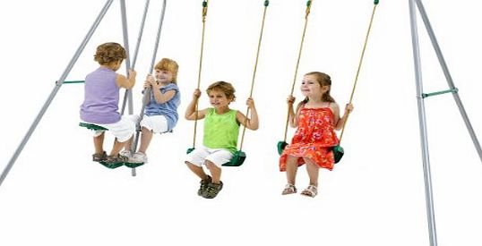 Plum Jupiter Metal Swing Set