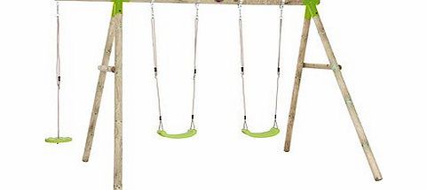 Plum Loris Wooden Pole Swing Set