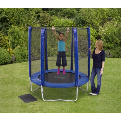 Plum Products 6ft Trampoline and Enclosure Blue MATT011