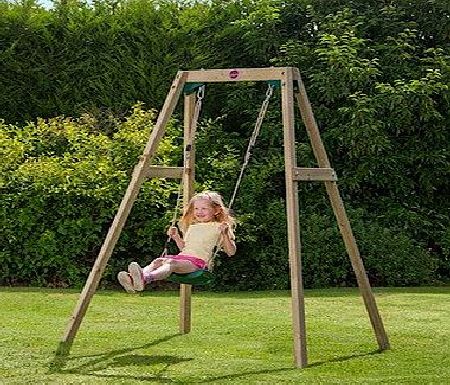 Plum Wooden Single Swing