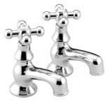 Victoriana Chrome Bath Taps