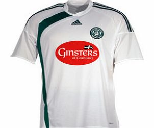 Plymouth Adidas 2010-11 Plymouth Argyle Adidas Away Football Shirt