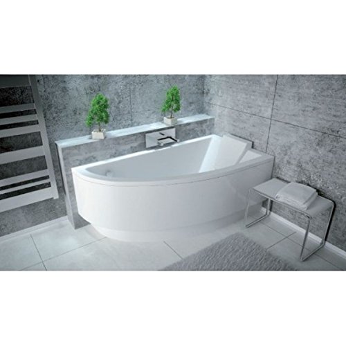 Offset Corner Bath SPACE SAVER 1400 x 700mm * PRACTICA* RIGHT HAND