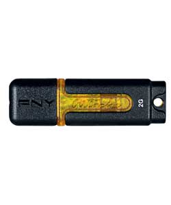 2GB Black and Orange Pen Drive