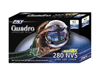 PNY GRAPHICS CARD QUADRO4 280NVS 64MB AGP RTL BOXD