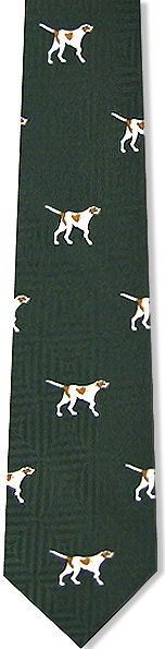 Pointer Dog Tie