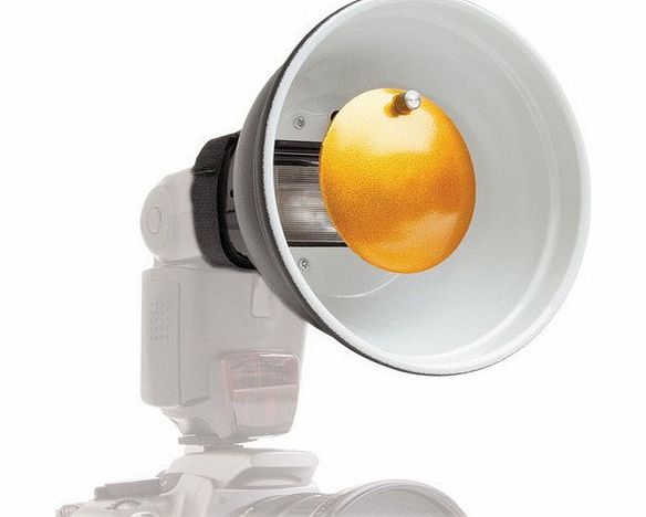 Polaroid Beauty Dish Diffuser For Canon, Nikon, Olympus, Sony, Panasonic, Pentax, Sigma amp; Other External Flash Units