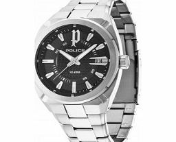 Police Mens Checkpoint Silver Steel Bracelet Watch