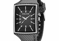 Police Mens Vantage X Black Silicone Strap Watch