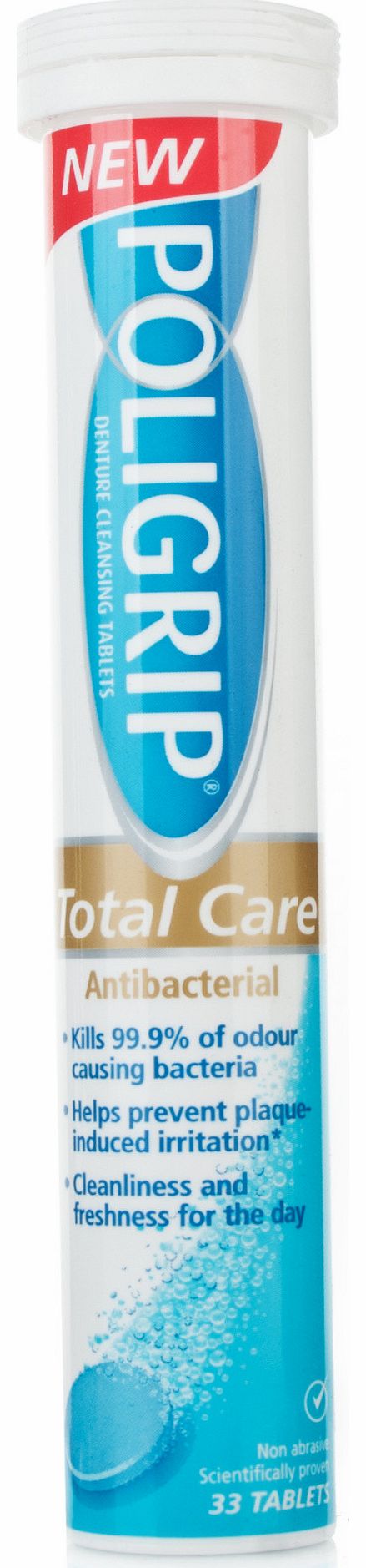 Poligrip Total Care Antibacterial Tablets