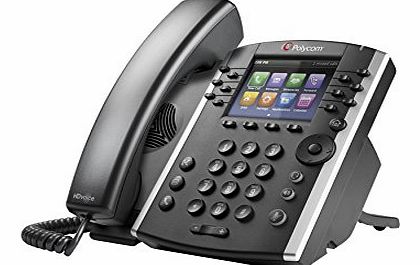 Polycom VVX410 HD Voice Media Telephone - Black