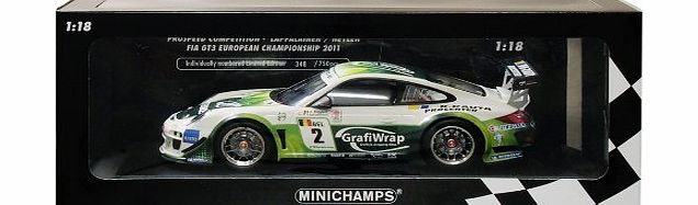 Porsche 1:18 Scale 2011 911 GT3 European Championship