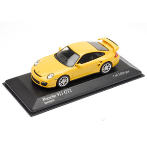 porsche 911 GT2 2007 Yellow