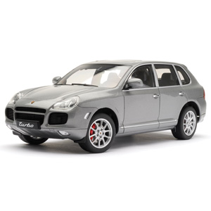 porsche Cayenne Turbo - Metallic Grey 1:18