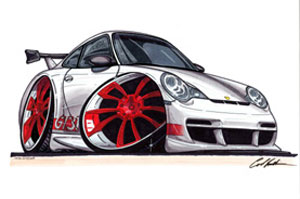 GT3 RS - White Kids T-shirt