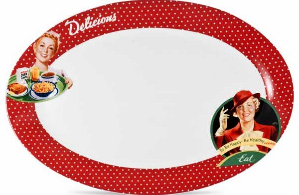 Kelloggs Oval Platter 36cm