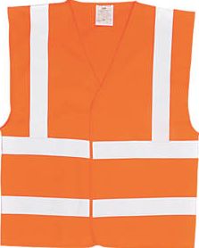 Portwest, 1228[^]77935 Hi-Vis Waistcoat Orange XX Large / XXX