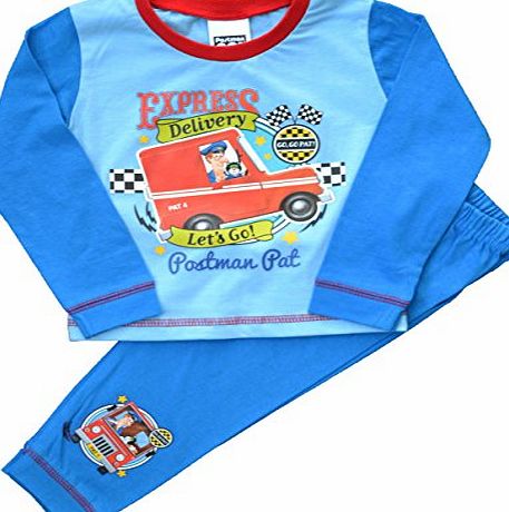 Postman Pat Boys Postman Pat Express Delivery Long Pyjamas Size 3- 4 Years