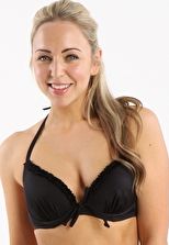 Pour Moi, 1295[^]204022 Carnival Plunge Push Up Top - Black