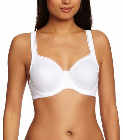 Pour Moi Cotton Mix Full Cup Womens Bra White 32D