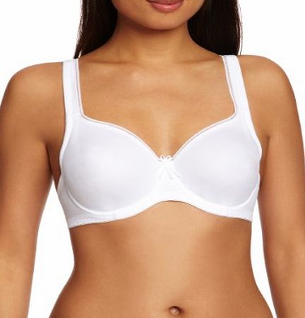 Pour Moi? Cotton Mix Full Cup Womens Bra White 36B