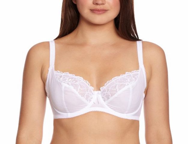 Pour Moi Serenity UnderWired Full Cup Womens Bra White 32D