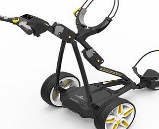 Powakaddy ``NEW 2016`` POWAKADDY FW5 BLACK ELECTRIC GOLF TROLLEY   FREE POWAKADDY ACCESSORY (Extended Lithium)