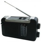 Powerplus Cheetah Wind-Up and Solar Powered Radio