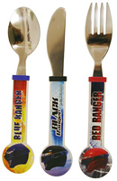 power rangers Operation Overdrive 3 Piece Cutlery Set