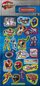 power rangers Operation Overdrive Sticker Sheet