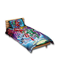 Power Rangers Single Duvet Cover & Pillowcase Set