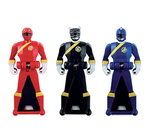 Power Rangers Super Mega Force Ranger Key Set Wild Force (Red/ Black/ Blue)