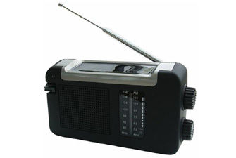 Compact Wind Up/Solar Radio