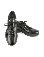 Prada Linea Rossa - Womens Black Patent Leather