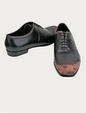 SHOES BLACK BROWN 40.5 IT PR5-S-2E2235