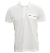 White Pique Polo Shirt