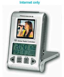 precision Global Travel Alarm with Digital Photo Frame