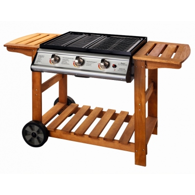 Premier Adelaide Flat Bed 3 Burner Gas Barbecue 37205