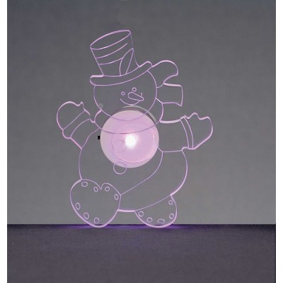 12cm LED Snowman Window Sucker