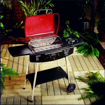 Premier Delaware Gas Barbecue with Side Burner