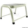 Silver Metal Step Stool