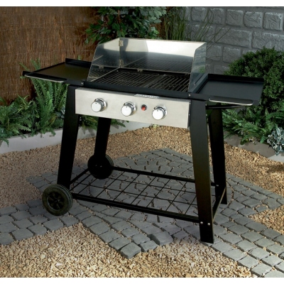 Premier Silverline Darwin Flat Bed 3 Burner BBQ 37226