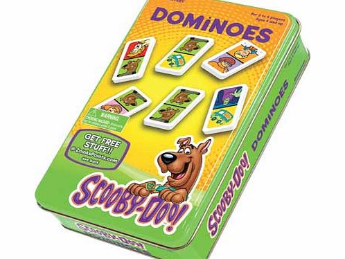 Pressman Scooby Doo Dominoes in a Tin