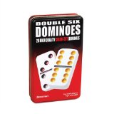 Pressman Toy International Ltd Double 6 Colour Dot Dominoes In A Tin