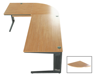 Prestige 90 degree desk link unit