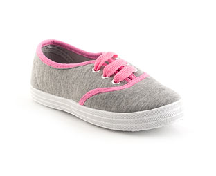 Canvas Shoe With Neon Trim - Infant