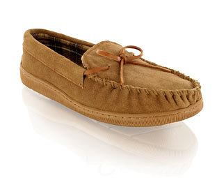 Essential Suede Slipper With Tie Detail