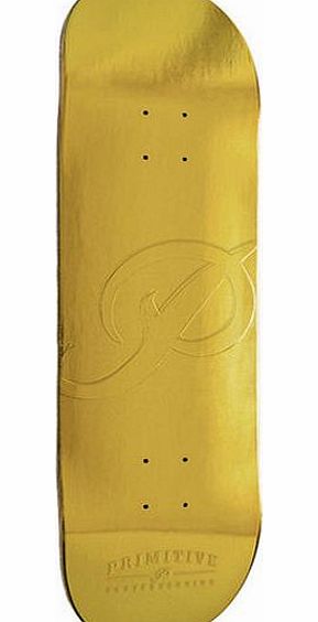 Primitive Classic P Gold Skateboard Deck - 8.25